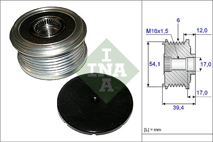 INA ina alternator kasnagi rulmanli fiesta v 01 10 fusion 02 05 14 tdci mada 2 14 cd 03 6 kanal 535009010