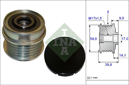 INA ina alternator kasnagi rulmanli bravo doblo linea punto 500 500c l x combo giulietta mito 14 535017110