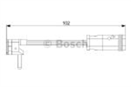 BOSCH bosch disk balata ikaz kablosu 102 mm 1987473019