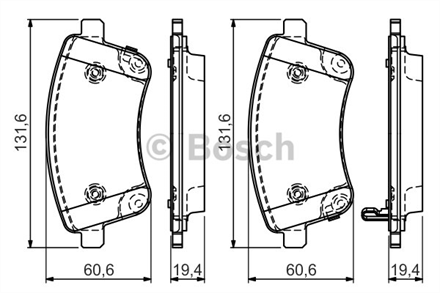 BOSCH bosch disk balata on 0986494552