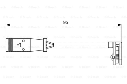 BOSCH bosch disk balata ikaz kablosu 96mm 1987473036