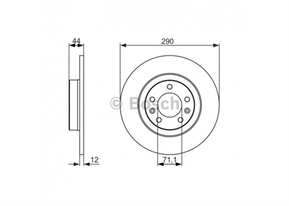 BOSCH bosch fren diski arka 0986479130