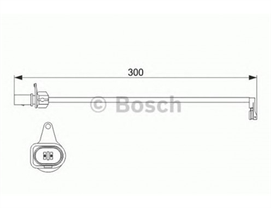 BOSCH bosch disk balata ikaz kablosu 300mm a6 18 tfsi 14 1987474505