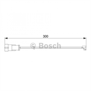 BOSCH bosch on arka balata fisi Ikaz kablosu iveco daily 99 1987474573