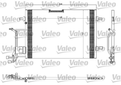 VALEO valeo kondenser audi a4 816967