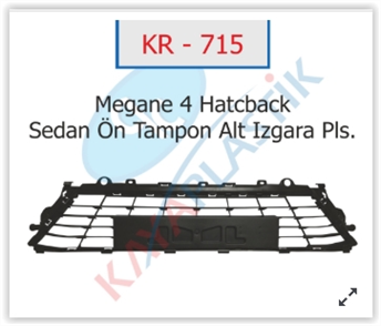 KAYA kaya on tampon orta izgarasi megane iv alt plaka olan kr715