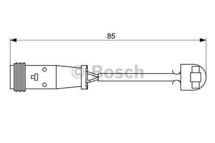 BOSCH bosch disk balata ikaz kablosu 85 mm 1987473038