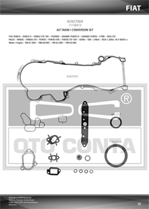 OTOCONTA otoconta alt takim contasi keceli fiat palio albea doblo opel corsa astra combo 13 mjtd 42427404