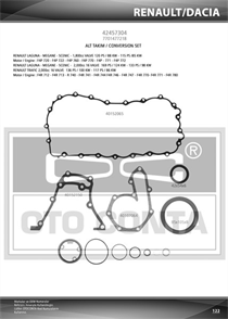 OTOCONTA otoconta motor takim contasi alt skt keceli megane laguna scenic 20 16v f4r 42457304