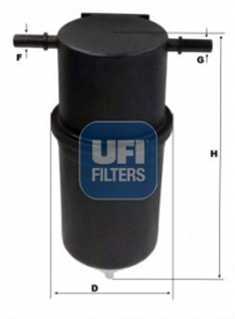 UFI ufi yakit filtresi vw crafter 30 35 30 50 20 tdi 11 2414400