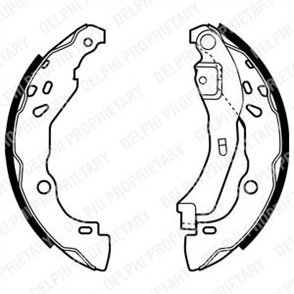 DELPHI  arka pabuc balata logan 04clio ii iv p208 12p301 12c elysee 12ds3 13 15micra 10matrix 01 10 ls1929