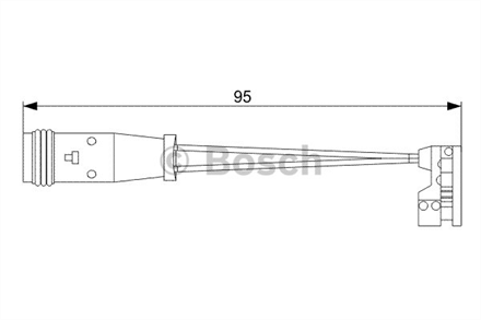 BOSCH bosch disk balata ikaz kablosu 95 mm 1987473006