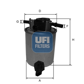 UFI ufi yakit filtresi fx s51 fx30d 3 0 d 2402001