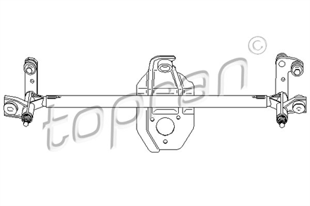 TOPRAN topran silecek kollari mekenizmasi komple on corsa c 207944755