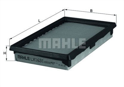 MAHLE mahle hava filtresi note qashqai 15dci 06 lx 1631