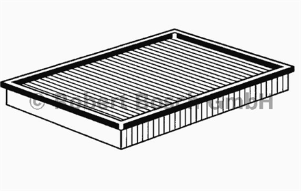 BOSCH  hava filtresi caddy golf jetta passat touran leon toledo octavia a3 tt 19 20 14 tdi 0986tf0048 1987429404 2