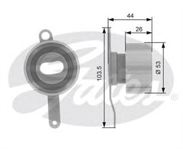 GATES gates triger seti honda civic 14 15 16 9497 k015409xs