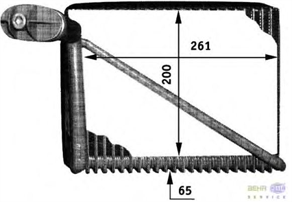 BEHR behr klima radyatoru 200x262x65 a3 passat 16 18t 19 tdi 20 23 vr5 28 v6 97 00 ynae48000p 8fv 351 211 061