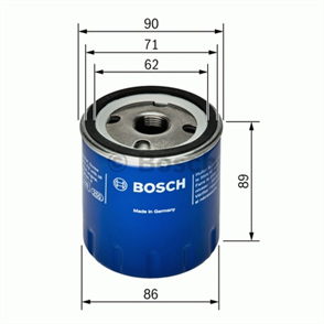 BOSCH yag filtresi clio i 19d 91 98 lgn i 22dt 96 01 trafic r21 21d 89 94 master 21d 80 98