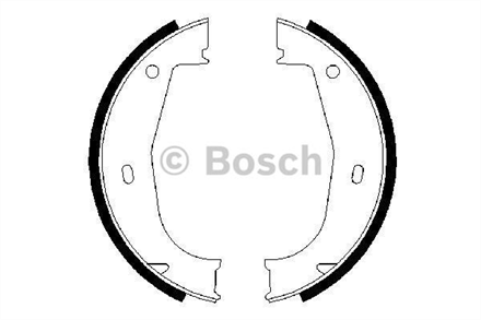 BOSCH el fren pabuc balata bmw 3 95 98 z3 99 03 160x25