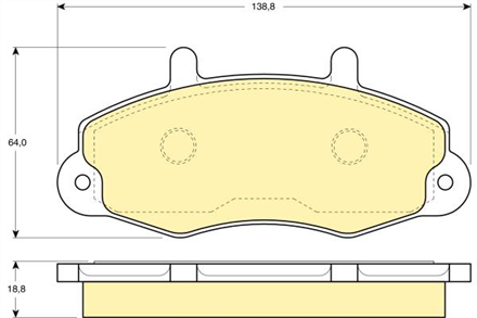 BOSCH bosch disk balata on 0986tb2019