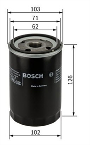 BOSCH bosch yag filtresi 125x102x colt ii 18 gl 84 4d65 0986tf0087