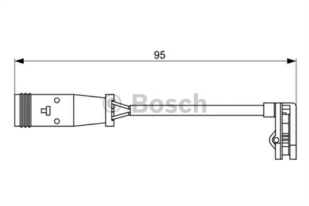 BOSCH bosch disk balata ikaz kablosu 96mm 1987473036