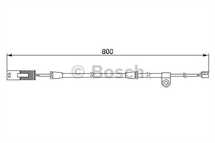 BOSCH bosch disk balata ikaz kablosu 800 mm 1987474945