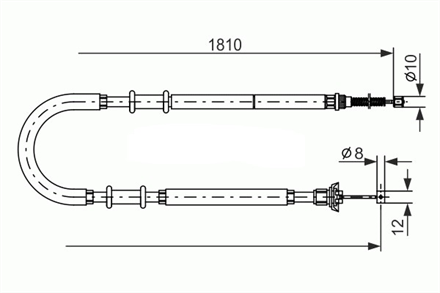 CAVO cavo arka el fren teli sag doblo 1202028 2