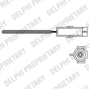 DELPHI delphi oksijen sensoru astra f corsa b tigra vectra a b 14 16 accent 13I 15 I 12v es10966 12b1