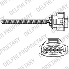 DELPHI delphi oksijen sensoru oza334 sz1 astra g h corsa c meriva vectra b c zafira a tigra 18 741mm es20281 12b1