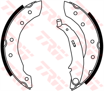 TRW trw pabuclu balata 203x38mm clio iii logan sandero stepway 206 306 98 gs8729