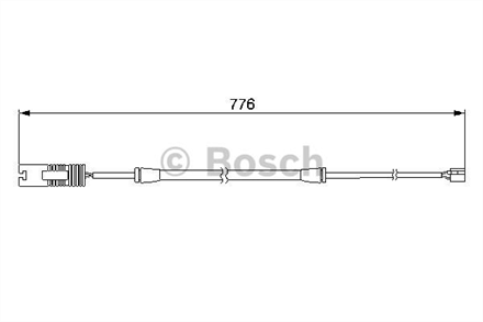 BOSCH bosch fren ikaz kablosu 788mm e36 3 serisi 90 m40 b16 164e1 1987474925