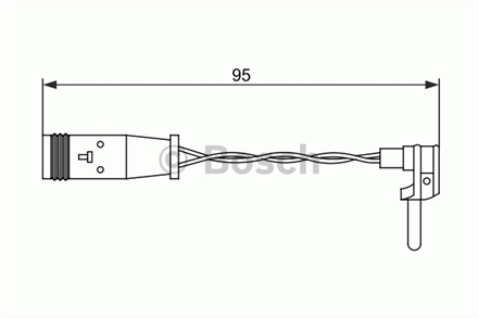 BOSCH bosch disk balata Ikaz kablosu 95 mm a 180 cdi 092004 042012 a 150 092004 042009 b 180 cdi 042 1987473070 2