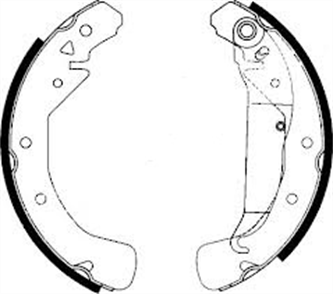 BOSCH bosch fren balatasi arka pabuclu 23042 mm opel astra g 062004 f026004658