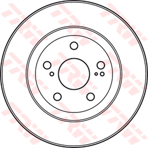 TRW trw fren diski on rav 4 iii acaace 20 vvt i22 df4828s