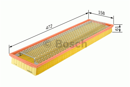 BOSCH bosch hava filtresi mercedes g w463 s124 w124 1457429988