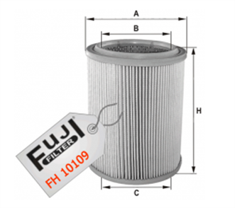FUJI fuji hava filtresi doblo 19 diesel fh10109