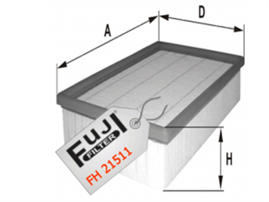 FUJI fuji hava filtresi vectra b diesel 20 16v 96 fh21511