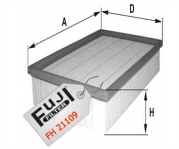 FUJI fuji hava filtresi vw polo classic 2000 polo iii 19 tdi 99 fh21109