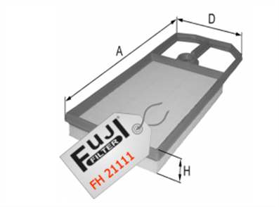 FUJI fuji hava filtresi vwpolo sportline canta filtre fh21111