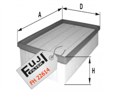 FUJI fuji hava filtresi e klasse 124 e200 serie 9395 fh22614