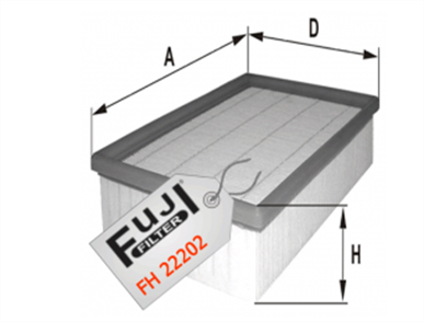 FUJI fuji hava filtresi civic 14i 16i fh22202