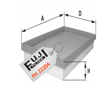 FUJI fuji hava filtresi civic 16 fh22204