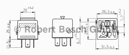 BOSCH bosch role 24 volt 5 uclu ayaksiz man 81 25502 0474 0332209216