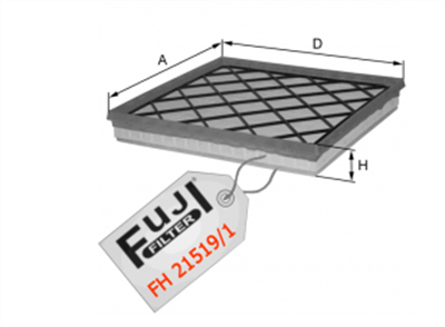 FUJI fuji hava filtresi insignia 16 18 20 turbo 08 sungerli fh215191