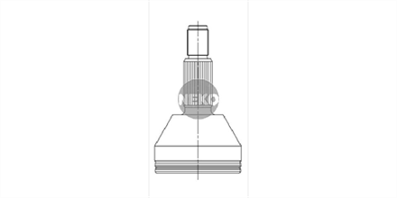 CIFAM cifam aks kafasi fiat doblo 19 jtd 102001 607 419