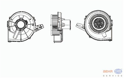 BEHR behr kalorifer motoru polo 16 tdi caya ynab18000p 8ew 009 157 111