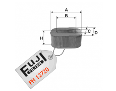 FUJI fuji hava filtresi e class 300 td w124 93 96 fh12720