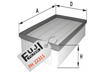 FUJI fuji hava filtresi dodge nitro 30 2007 fh22311